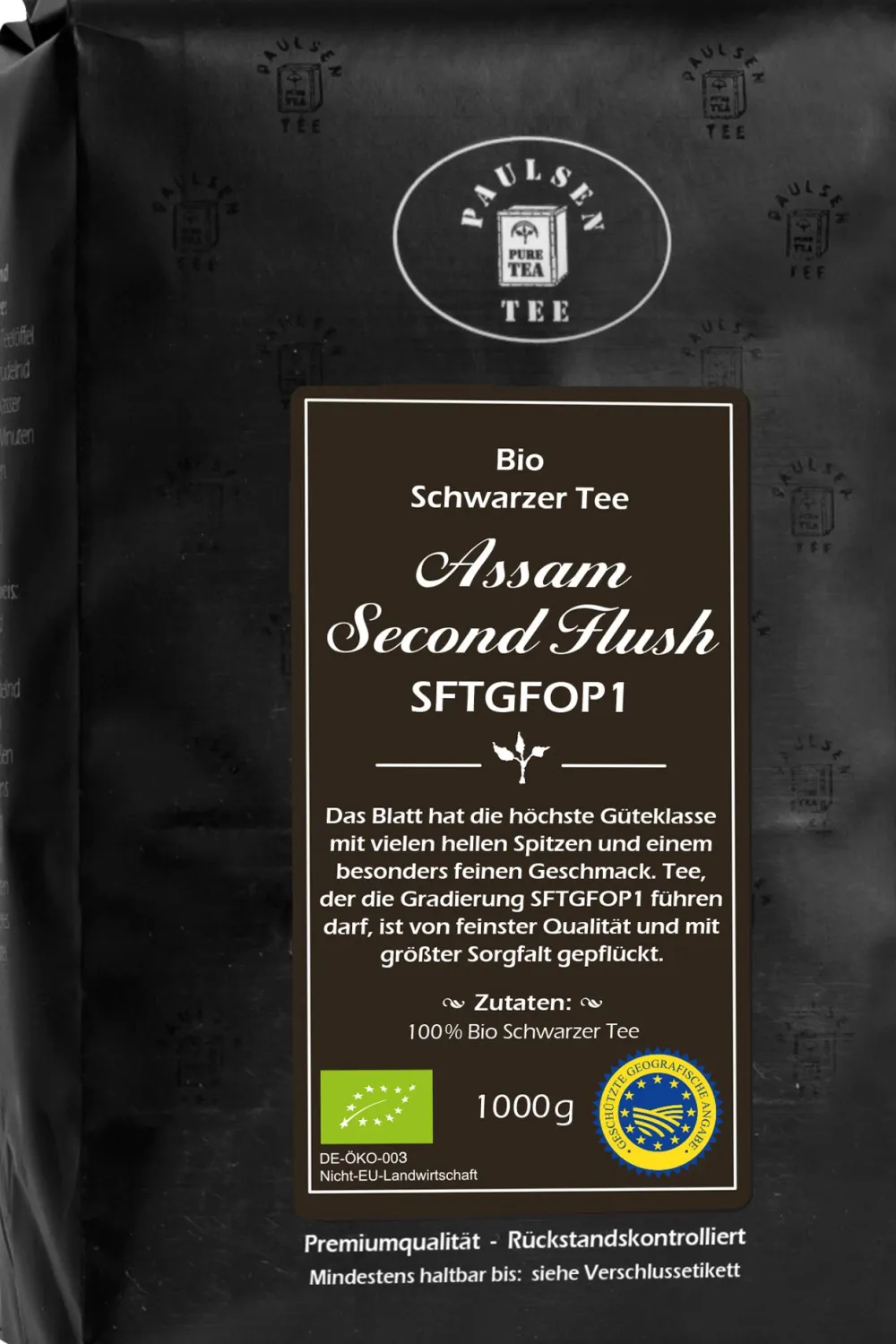 Paulsen Bio Assam Second Flush, SFTGFOP1|