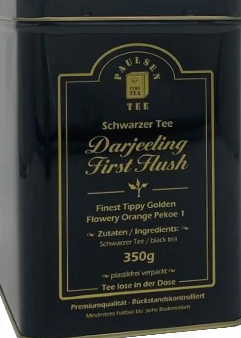 Paulsen Darjeeling First Flush in Teedose> Best