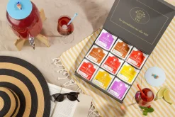 Paulsen Exklusive Bio Tee Geschenkbox mit Früchte-, Kräuter- & Rotbuschtees im Pyramidenbeutel> Outlet