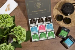 Paulsen Exklusive Bio Tee Geschenkbox mit schwarzem, grünen & weißen Tees im Pyramidenbeutel> Online