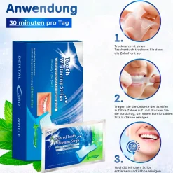 3D White Strips Zahnaufhellungstreifen Weiße Zähne Bleaching|P-BEAUTY Best