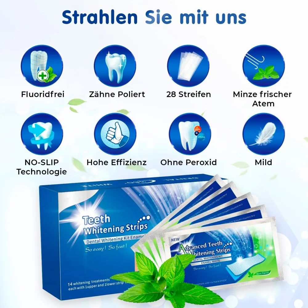 3D White Strips Zahnaufhellungstreifen Weiße Zähne Bleaching>P-BEAUTY Clearance