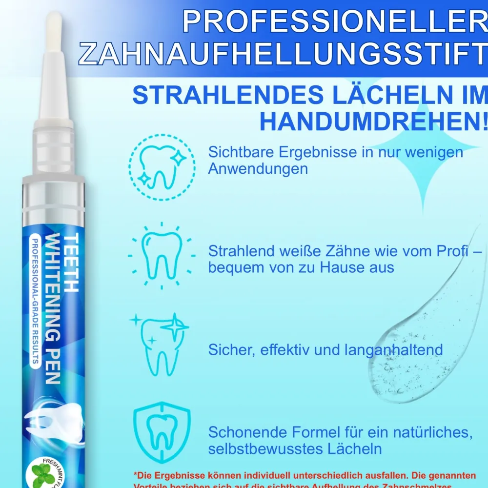 Zahnaufhellung Zahngel Zahnweiß Stift für Weiße Zähne>P-BEAUTY