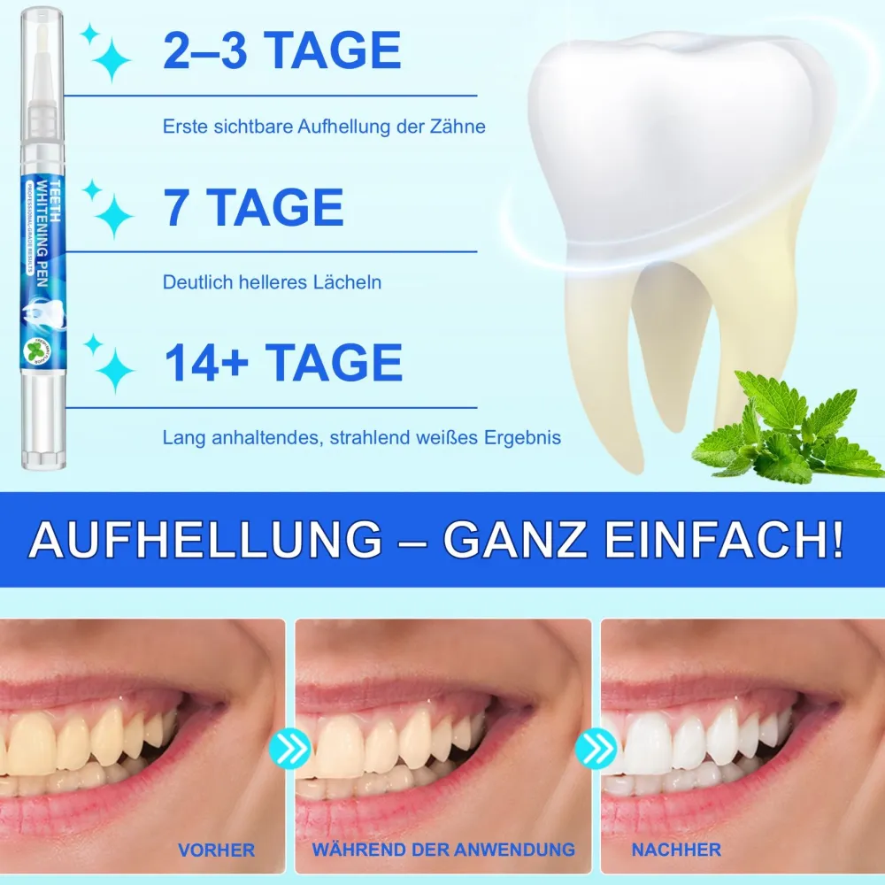 Zahnaufhellung Zahngel Zahnweiß Stift für Weiße Zähne>P-BEAUTY