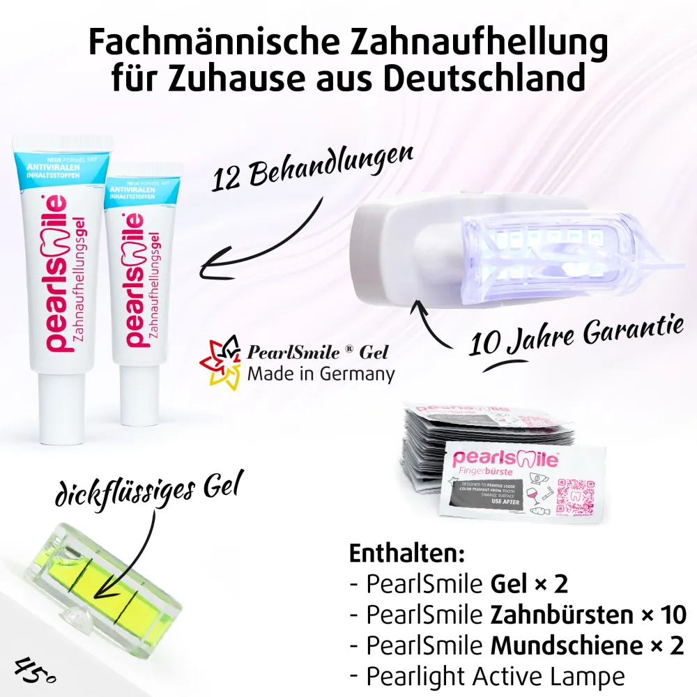 PearlSmile Zahnaufhellungsset für zwei| Clearance