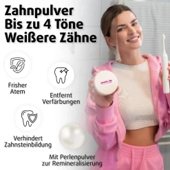 PearlSmile Zahnaufhellungspulver ohne Fluorid|