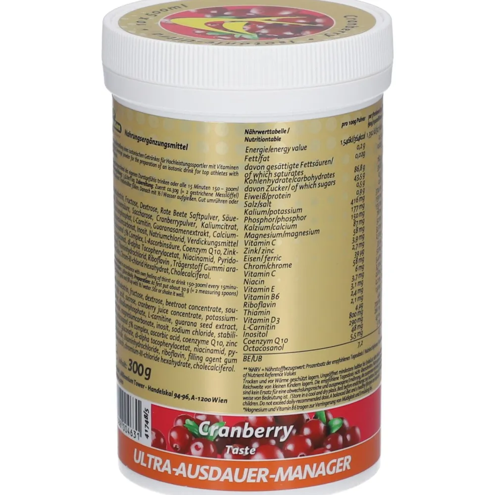 ® Isotonic Ultra Drink Cranberry>Peeroton Best