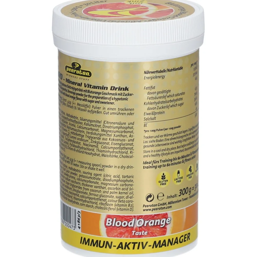 ® MVD Mineral Vitamin Drink Blutorange|Peeroton New