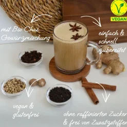 Pelster's Chai Tee mit Haferdrink> Discount