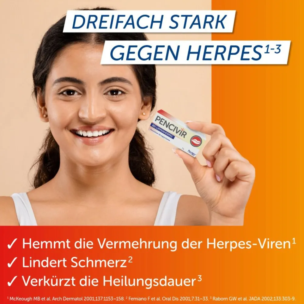 Pencivir bei Lippenherpes Penciclovir 10mg/g Creme| Best