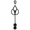 Penis-/Hodenring „Triple Ball/Cock Ring with Anal Beads“ mit Analkugeln>REBEL Outlet