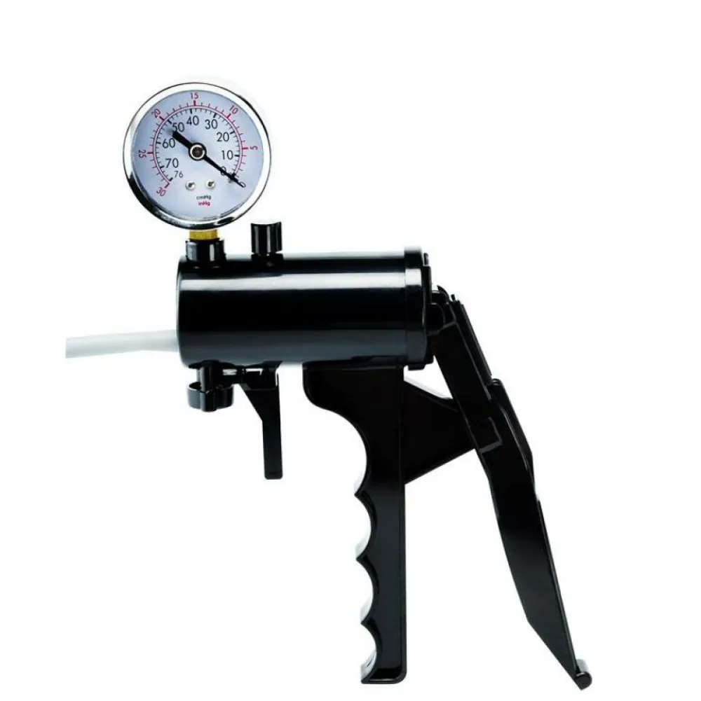 Penispumpe "Max-Precision Power Pump" | Manometer mit Sicherheitsventil, Mess-Skala | Pumpset!> Sale