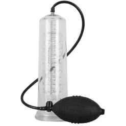 Penispumpe mit Noppenstruktur und Pumpball | Mess-Skala für Potenz-Training |  |Mister B Discount
