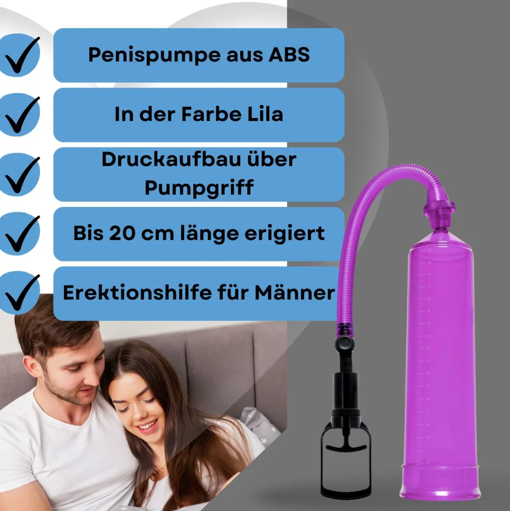 Penispumpe mit Pumpgriff ->LOVELYNESS Best