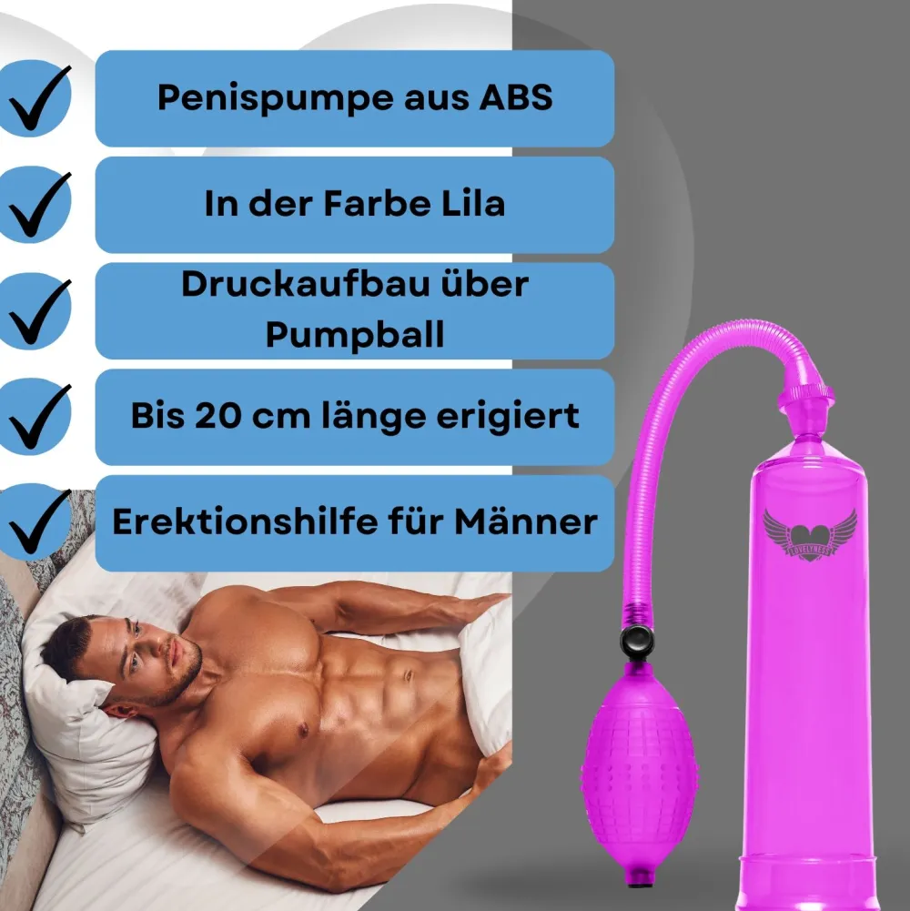 Penispumpe mit Pumpgriff ->LOVELYNESS Best