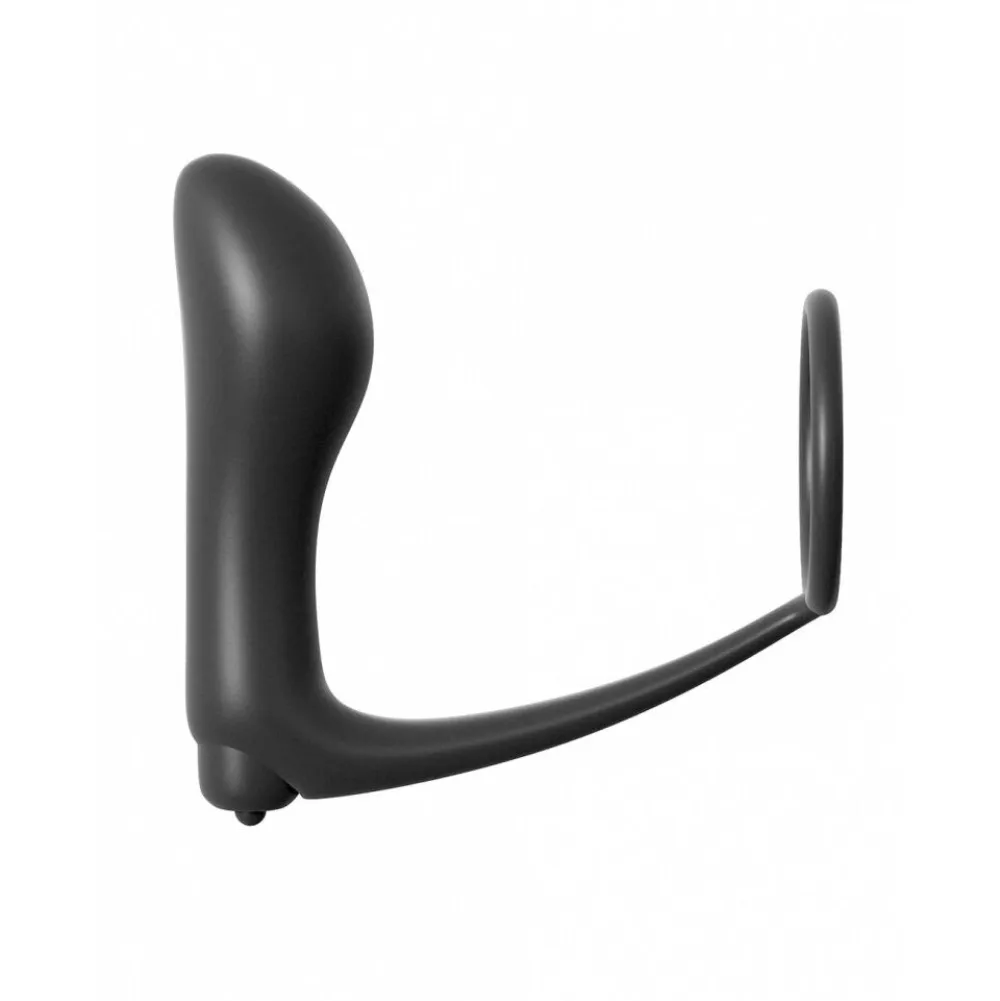 Penisring „Vibrating Plug“ mit batteriebetriebenem Vibro-Analplug| Vibration| analfantasy collection> Outlet