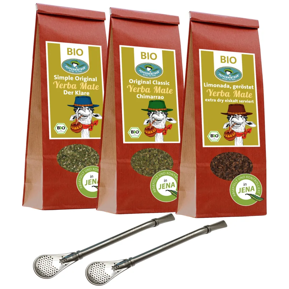 PEPPERMINTMAN Mate-Set, Geröstet - Classic - Klar| Best