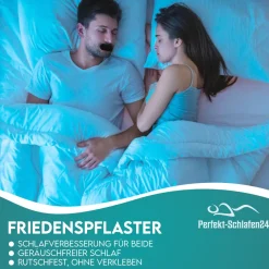 Perfekt-Schlafen24 - 30 x Antischnarch Mundpflaster in Schwarz>