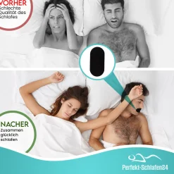 Perfekt-Schlafen24 - 30 x Antischnarch Mundpflaster in Schwarz><noscript><img width=