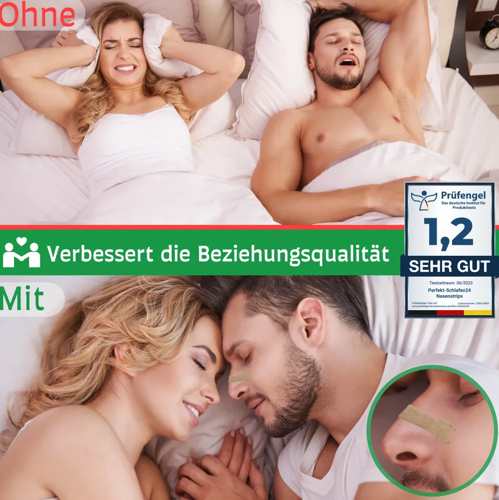 Perfekt-Schlafen24 - 120 x Starke Nasenpflaster gegen Schnarchen| Online