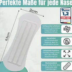 Perfekt-Schlafen24 - 30 x Transparente Antischnarch Nasenpflaster| Best