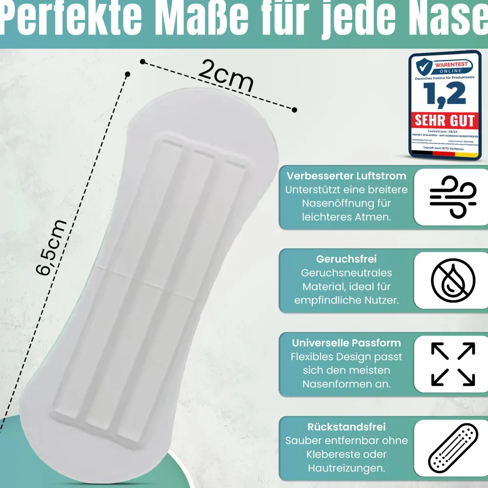 Perfekt-Schlafen24 - 30 x Transparente Antischnarch Nasenpflaster| Best
