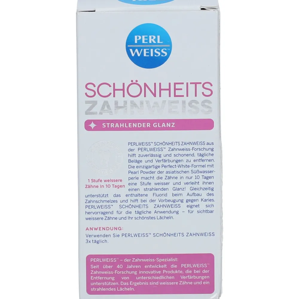 PERLWEISS Schönheits Zahnweiß| New