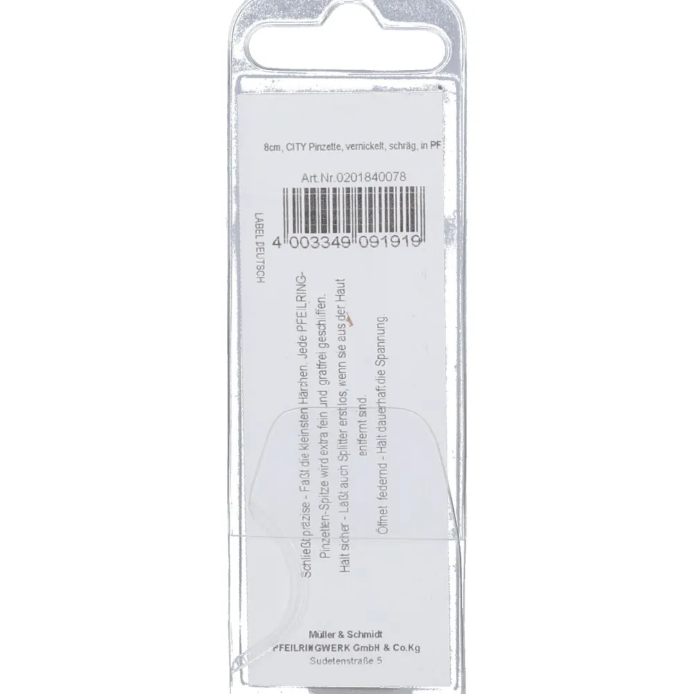 ® Pinzette schräg C184>Pfeilring Hot