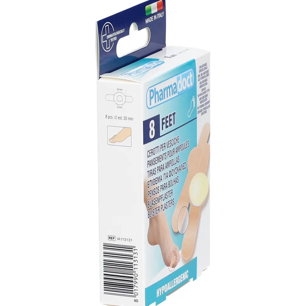 Pharmadoct Feet Blasenpflaster mit Hydrokolloidschicht|