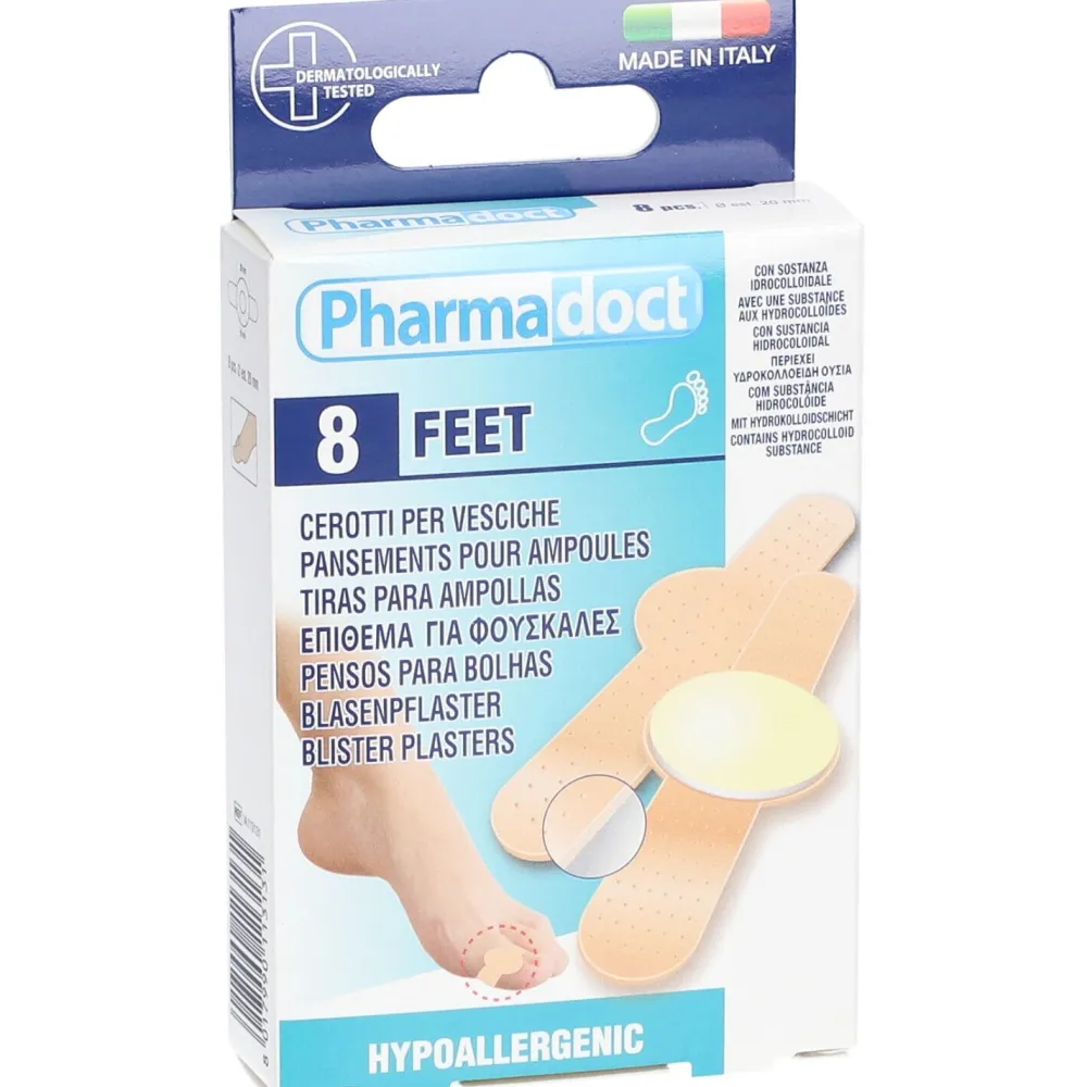 Pharmadoct Feet Blasenpflaster mit Hydrokolloidschicht|