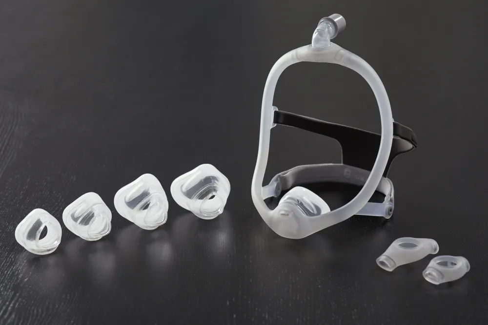Philips DreamWisp mit einem Maskenkissen, Nasal Atemmaske GRÖSSE:M mit Ausatemventil und Kopfband>PHILIPS RESPIRONICS Hot