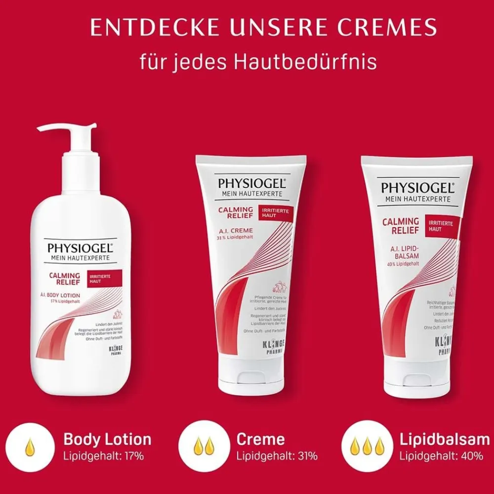 ® Calming Relief A.I. Creme – Pflege bei irritierter, gereizter Haut und juckender Haut|Physiogel Sale