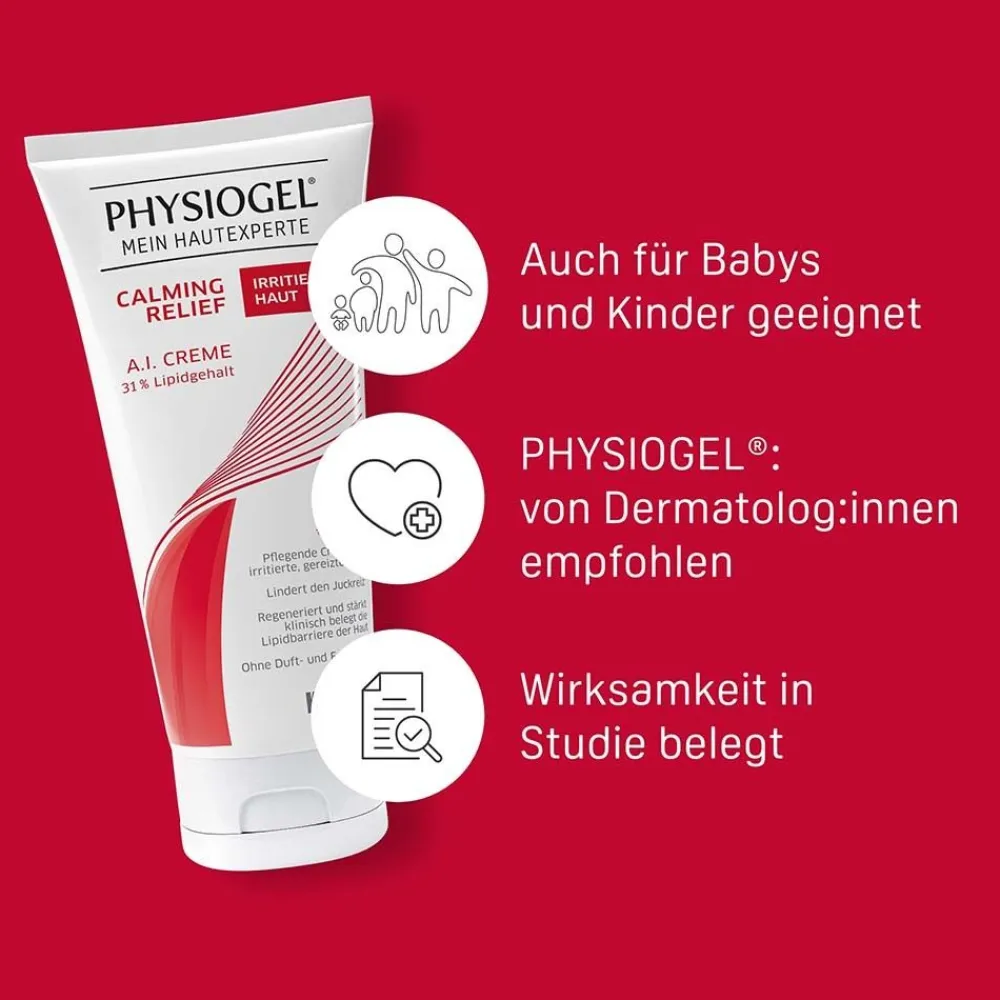® Calming Relief A.I. Creme – Pflege bei irritierter, gereizter Haut und juckender Haut>Physiogel Best