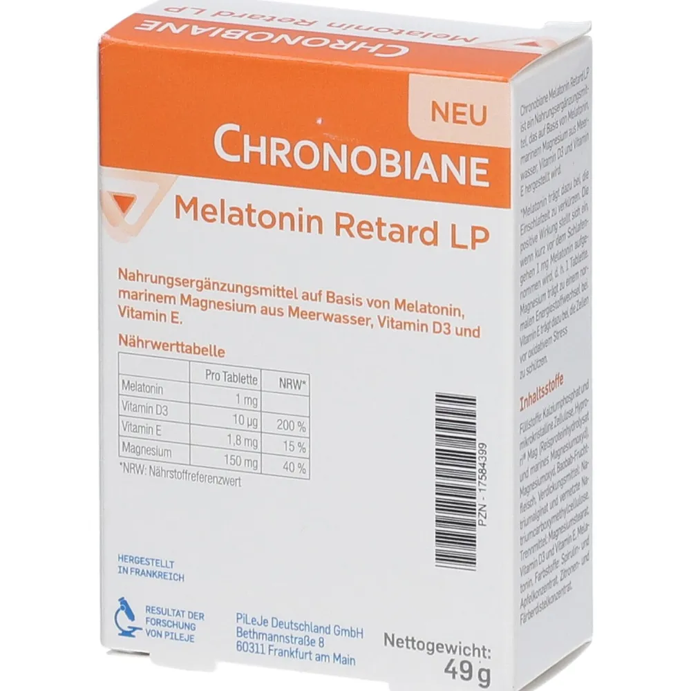 PiLeJe Chronobiane Melatonin Retard LP| Online