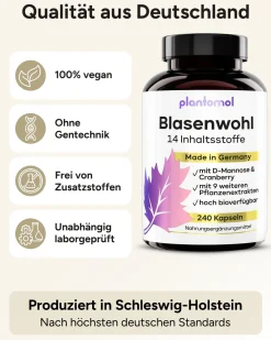® Cranberry Kapseln mit D-Mannose Goldrute & Bärentraubenblätter - Blasenwohl><noscript><img width=