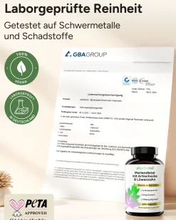 plantomol® Mariendistel Kapseln mit Artischocke & Löwenzahn|