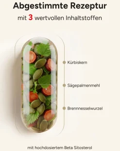 ® Prostata Komplex mit Kürbiskern Sägepalme Brennnessel - Brennessel Kapseln - Prosta Trio><noscript><img width=