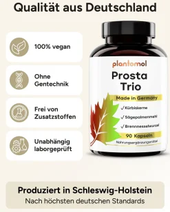 ® Prostata Komplex mit Kürbiskern Sägepalme Brennnessel - Brennessel Kapseln - Prosta Trio><noscript><img width=
