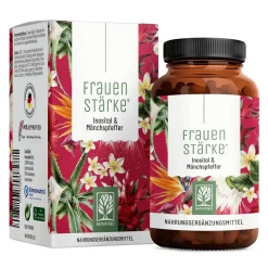 PMS Kapsel B12 Eisen Myo Inositol Mönchspfeffer Komplex 90 vegane Kapseln Frauenstärke ®|NATURTREU Outlet