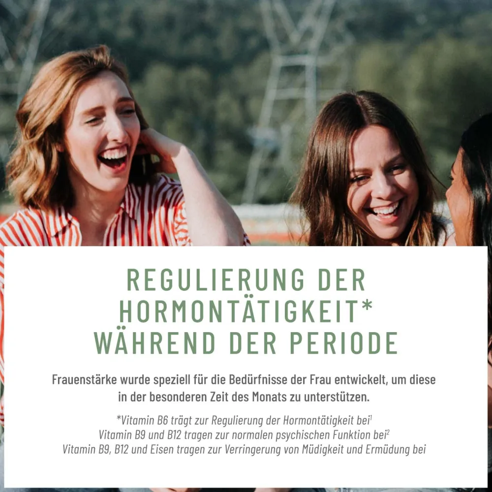 PMS Kapsel B12 Eisen Myo Inositol Mönchspfeffer Komplex 90 vegane Kapseln Frauenstärke ®|NATURTREU Outlet