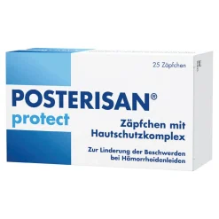 protect Hämorrhoidenzäpfchen bei Reizungen, als Hautschutz und zur Prophylaxe, 25 Stk><noscript><img width=
