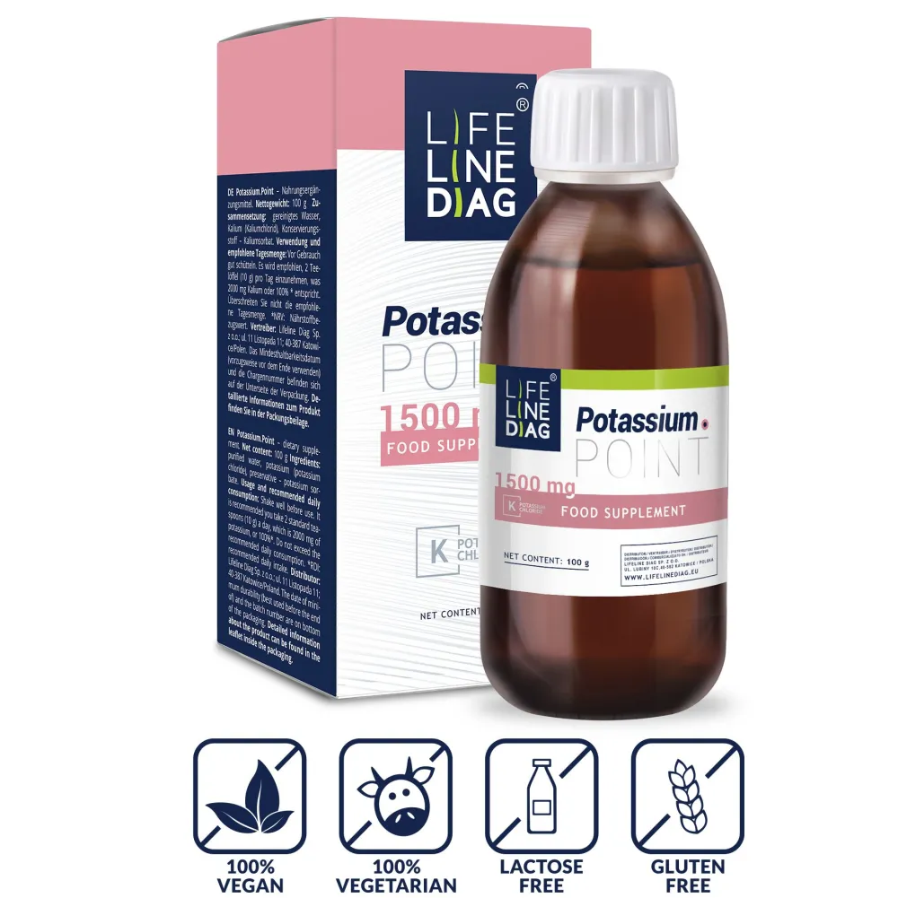 Potassium.Point - Nahrungsergänzungsmittel mit Kalium| New