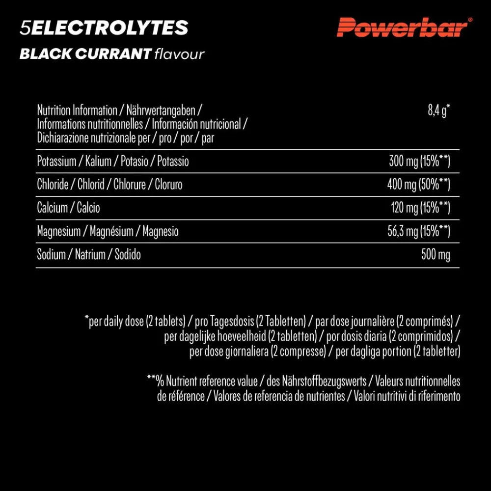 ® 5 ELECTROLYTES BLACK CURRANT FLAVOUR|PowerBar Outlet