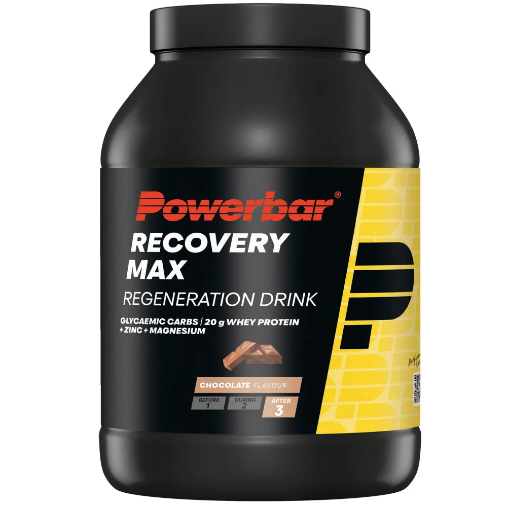 POWERBAR Recovery Max Chocolate Regenerations Whey Drink Pulver|