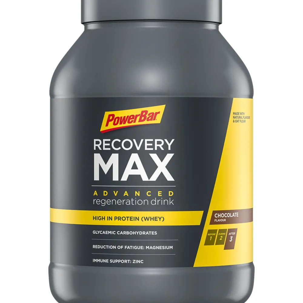 POWERBAR Recovery Max Chocolate Regenerations Whey Drink Pulver|