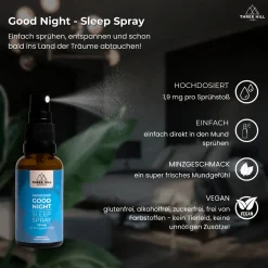 Premium 1,9 mg Melatonin Einschlaf-Spray - hochdosiert für 214 Anwendungen Three Hill Labs><noscript><img width=