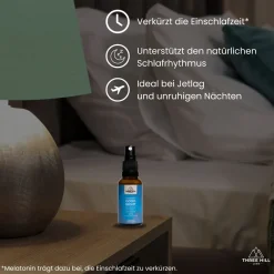 Premium 1,9 mg Melatonin Einschlaf-Spray - hochdosiert für 214 Anwendungen Three Hill Labs><noscript><img width=
