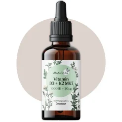 Premium Vitamin D3+K2: 1000 IE hergestellt in Österreich> Hot