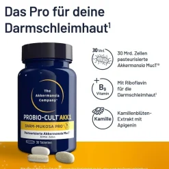 ProBio-Cult AKK1 Darm-Mukosa Pro mit 30 Mrd. pasteurisierten Akkermansia MucT®> Online