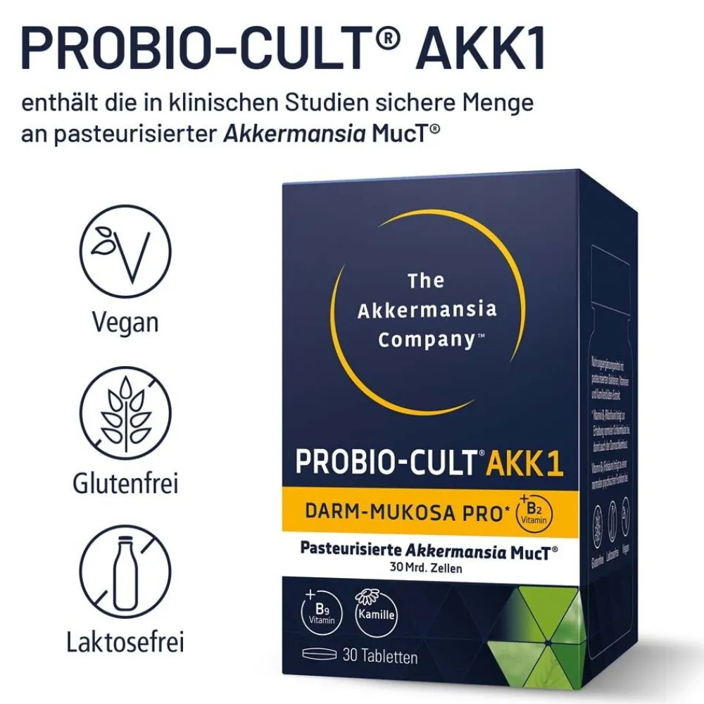 ProBio-Cult AKK1 Darm-Mukosa Pro mit 30 Mrd. pasteurisierten Akkermansia MucT®> Online